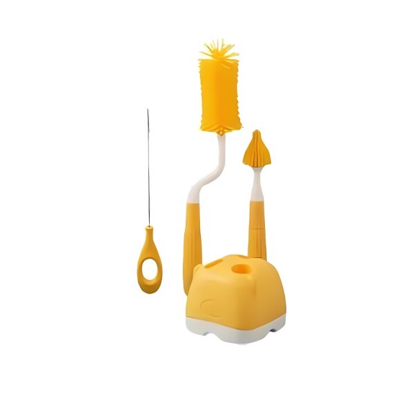 مجموعة فراشي التنظيف باللون الأصفر 💛