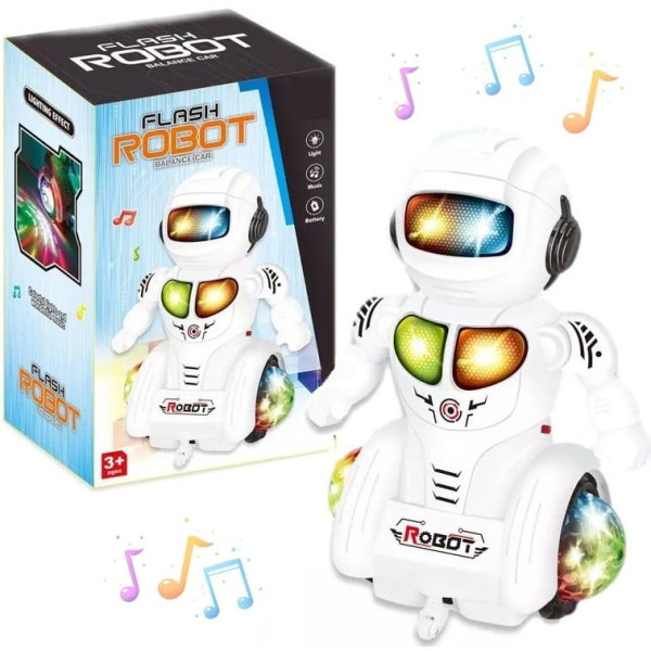 الروبوت المضيء المتحرك 🤖