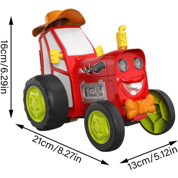 السيارة البهلوانية باللون الأحمر ❤️