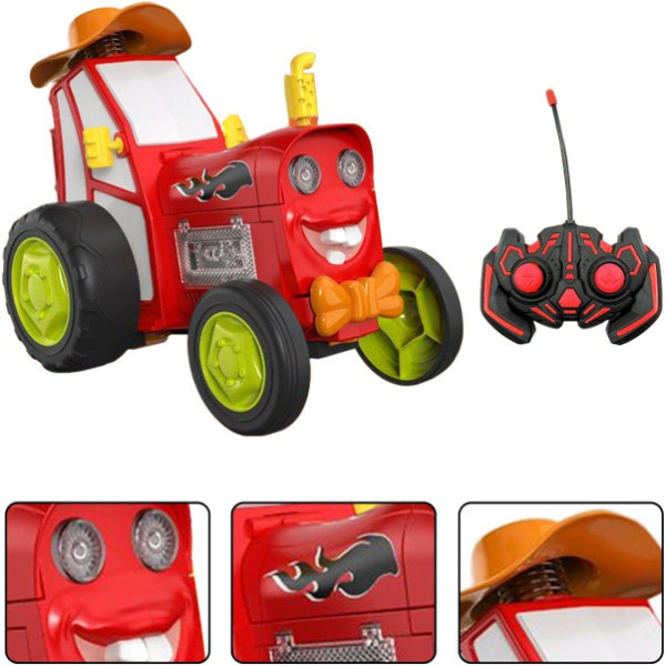 السيارة البهلوانية باللون الأحمر ❤️