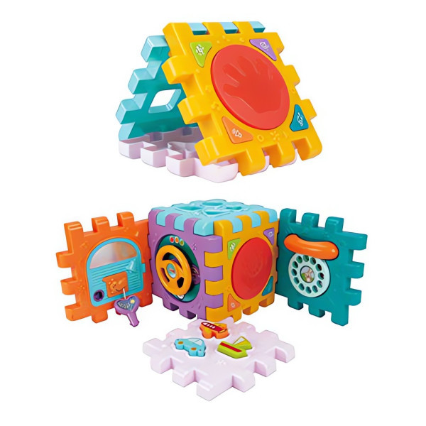 المكعب التعليمي المتعدد 6 في 1  🧠🥇