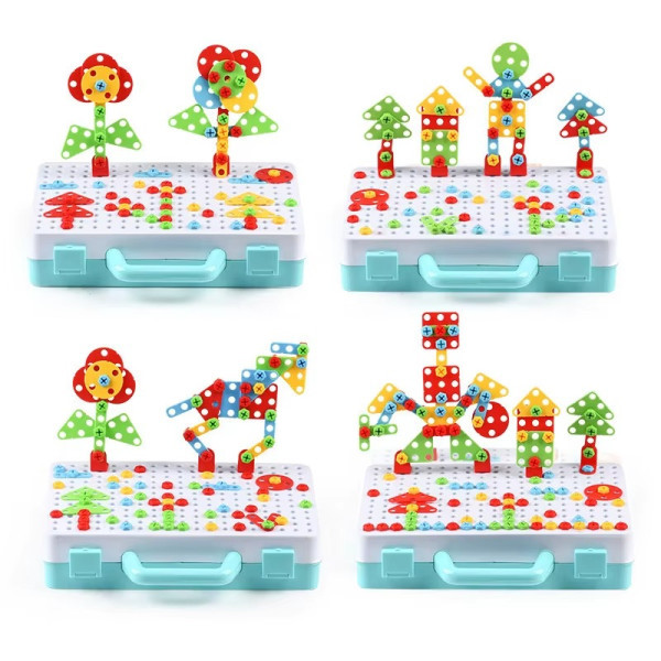 عدة المهندس الصغير 187 قطعة 👷‍♂️🔩🔧