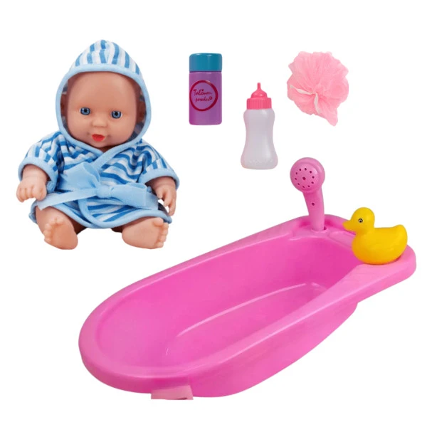 دمية مع بانيو